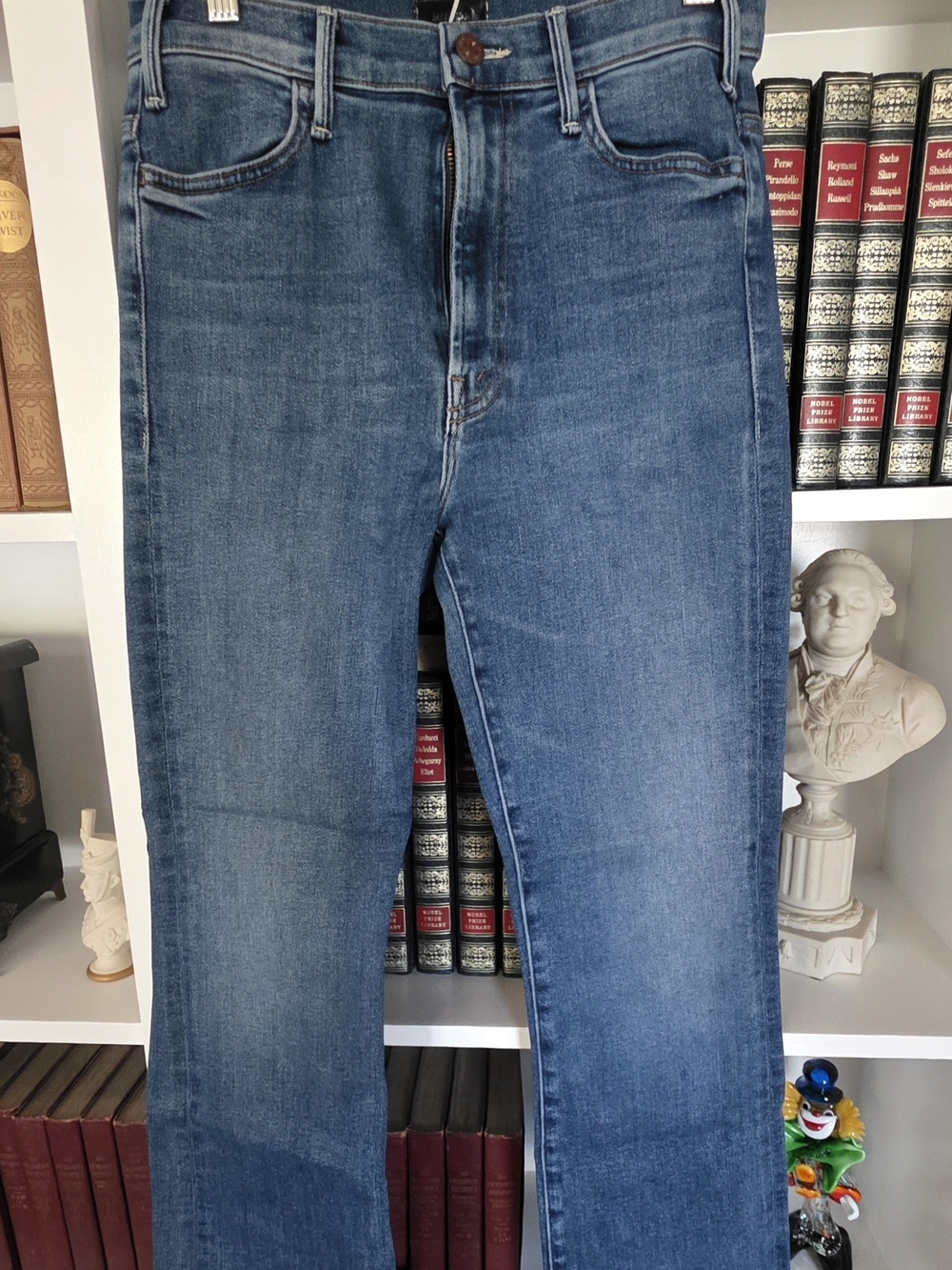 MOTHER The Hustler Ankle Fray Jeans – Satisfaction Guaranteed – Size 28